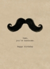 Image for Handlebar Mustache. 6 cards, individually bagged with envelopes