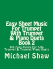 Image for Easy Sheet Music For Trumpet With Trumpet &amp; Piano Duets Book 2