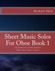 Image for Sheet Music Solos For Oboe Book 1