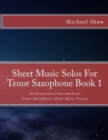 Image for Sheet Music Solos For Tenor Saxophone Book 1