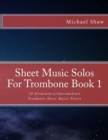 Image for Sheet Music Solos For Trombone Book 1
