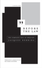 Image for Before the Law : The Complete Text of Prejuges