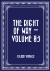Image for Right of Way - Volume 03
