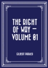 Image for Right of Way - Volume 01