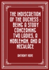 Image for Indiscretion of the Duchess : Being a Story Concerning Two Ladies, a Nobleman, and a Necklace