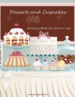 Image for Desserts and Cupcakes Coloring Book for Grown-Ups 1