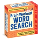Image for Brain Workout Word Search Page-A-Day Calendar 2024