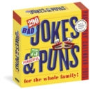 Image for 290 Bad Jokes &amp; 75 Punderful Puns Page-A-Day Calendar 2025 : For the Whole Family!