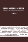 Image for English for Lovers of English