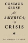Image for Common Sense for America; in Crisis