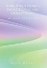 Image for Nora Helen Henry&#39;s Short Stories and Observations : We Must Persevere
