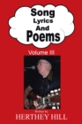 Image for Song Lyrics and Poems: Volume Iii