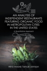 Image for Analysis of Independent Restaurants Featuring Organic Food in Metropolitan Cities in the United States: A Quantitative Approach