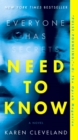 Image for Need to Know: A Novel