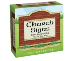Image for Church Signs 2022 Day-to-Day Calendar : Little Sayings to Help You on Your Way