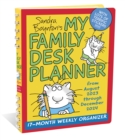 Image for Sandra Boynton&#39;s My Family Desk Planner 17-Month 2023-2024 Weekly/Monthly Organizer Calendar