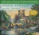 Image for Thomas Kinkade Special Collector&#39;s Edition with Scripture 2024 Deluxe Wall Calendar with Print : Lakeside Splendor