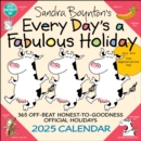 Image for Sandra Boynton&#39;s Every Day&#39;s a Fabulous Holiday 2025 Wall Calendar