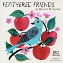 Image for Feathered Friends 2025 Wall Calendar : Watercolor Bird Illustrations by Geninne Zlatkis