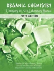 Image for Organic Chemistry: Chemistry 211-212 Laboratory Manual