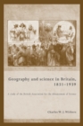 Image for Geography and Science in Britain, 1831–1939