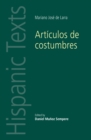 Image for Artículos De Costumbres