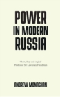 Image for Power in modern Russia  : strategy and mobilisation
