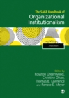 Image for SAGE Handbook of Organizational Institutionalism