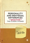 Image for Personality and Individual Differences: Revisiting the Classic Studies