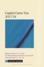Image for Capital gains tax 2017/18