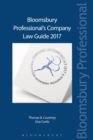 Image for Bloomsbury Professional&#39;s Company Law Guide 2017