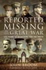 Image for Reported Missing in the Great War