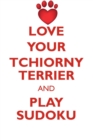 Image for LOVE YOUR TCHIORNY TERRIER AND PLAY SUDOKU BLACK RUSSIAN TERRIER SUDOKU LEVEL 1 of 15