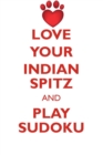 Image for LOVE YOUR INDIAN SPITZ AND PLAY SUDOKU INDIAN SPITZ SUDOKU LEVEL 1 of 15