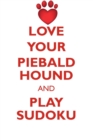 Image for LOVE YOUR PIEBALD HOUND AND PLAY SUDOKU RUSSIAN PIEBALD HOUND SUDOKU LEVEL 1 of 15