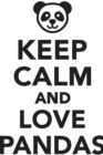 Image for Keep Calm Love Pandas Workbook of Affirmations Keep Calm Love Pandas Workbook of Affirmations