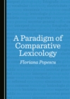 Image for A Paradigm of Comparative Lexicology