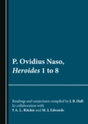 Image for P. Ovidius Naso.: (Heroides 1 to 8)