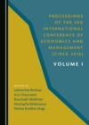 Image for Proceedings of the 3rd International Conference of Economics and Management (Cireg 2016) Volume I