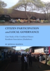 Image for Citizen participation and local governance: case study of the Combined Harare Residents&#39; Association