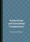 Image for Syntacticism and functional completeness