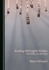 Image for Reading old English wisdom: the fetters in the frost