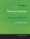 Image for Adam Lay Ybounden - Sheet Music for Voice and Piano (C Minor) - A Christmas Carol