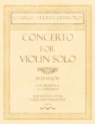 Image for Concerto for Violin Solo in D Major - With Orchestral Accompaniment - Arrangement for Violin and Pianoforte - Op.74