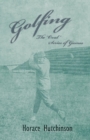 Image for Golfing - The Oval Series of Games - With Illustrations