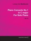 Image for Piano Concerto No. 1 - In C Major - Op. 15 - For Solo Piano: With a Biography by Joseph Otten