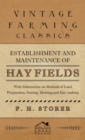 Image for Establishment and Maintenance of Hay Fields