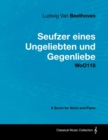 Image for Ludwig Van Beethoven - Seufzer eines Ungeliebten und Gegenliebe - WoO118 - A Score Voice and Piano