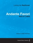 Image for Andante Favori - A Score for Violin and Piano WoO 57 (1804)