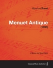 Image for Menuet Antique - A Score for Solo Piano (1895)